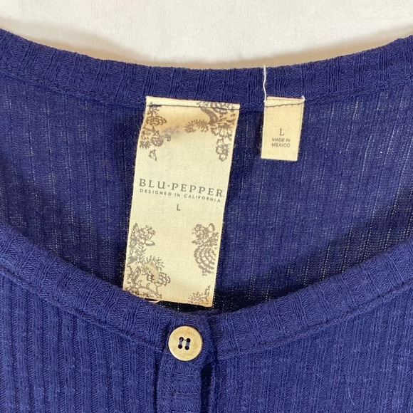 Nordstrom Blu Pepper button ribbed dress - Picture 3 of 4